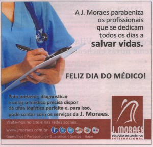 Anúncio Institucional - Folha Metropolitana, dia 18 de Outubro de 2011, dia do médico