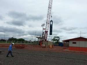 Obra da nova ponte do Guaíba