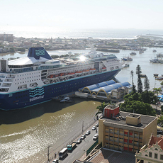 Bloqueio no porto de Itajaí já afeta a movimentação de navios