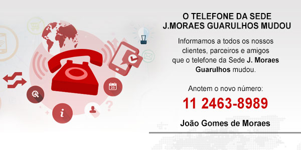 Novo Telefone J.Moraes Guarulhos