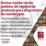 Anvisa recebe novos pedidos de registro de produtos para diagnóstico da monkeypox