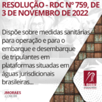 RESOLUÇÃO - RDC Nº 759, DE 3 DE NOVEMBRO DE 2022