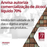 Anvisa autoriza comercialização de álcool líquido 70%