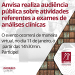 Anvisa realiza audiência pública sobre atividades referentes a exames de análises clínicas