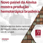 Novo painel da Anvisa mostra produção hemoterápica brasileira