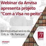 Webinar da Anvisa apresenta projeto “Com a Visa no peito”