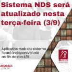 Sistema NDS será atualizado nesta terça-feira (3/9)