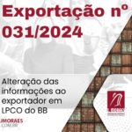 Exportação nº 031/2024