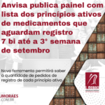 Anvisa publica painel com lista dos princípios ativos de medicamentos que aguardam registro