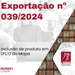 Exportação nº 039/2024