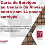 Carta de Serviços ao Usuário da Anvisa conta com 14 novos serviços